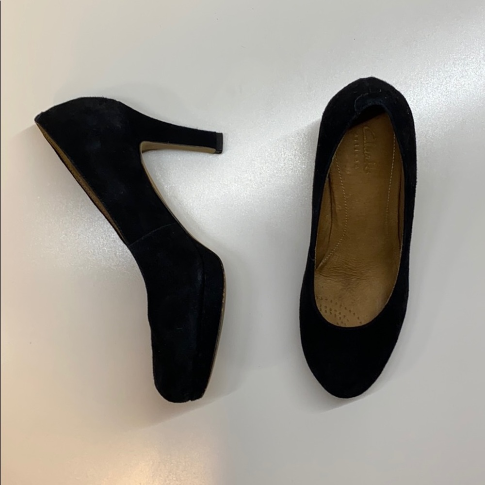 Clarks Delsie Bliss heels black size 6 - Picture 2 of 6